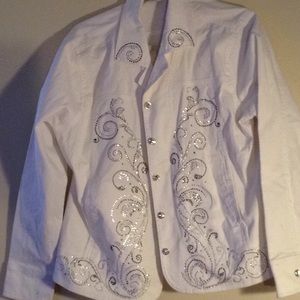 Rhinestone Jean jacket